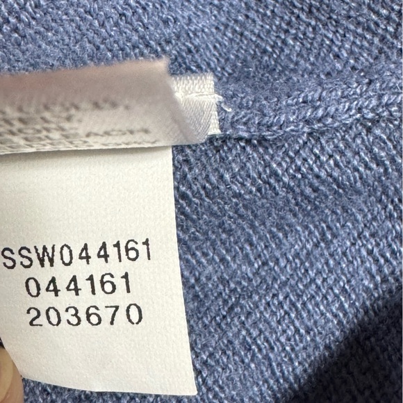 J.Jill Longline V front Button Cardigan,Cornflower Blue, Size Medium - Picture 4 of 11